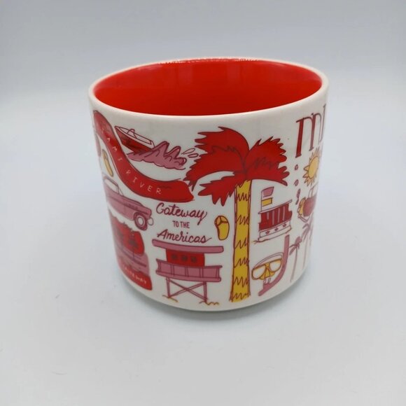 Starbucks Ornament Mug, MIAMI, « Been There » Collection, New 14 oz each - Picture 5 of 14